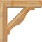 Ekena Millwork Funston Block Rough Sawn Bracket w/ Offset Brace, Western Red Cedar, 8"W x 36"D x 36"H BKT0806X36X36FST05RWR - alternate 2